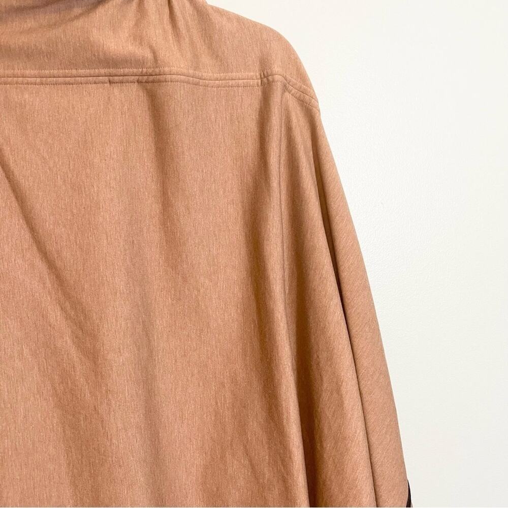 Chico's Womens Stretch Contrast Edging Ann Marie Ruana Wrap Brown One Size‎ - Picture 4 of 13